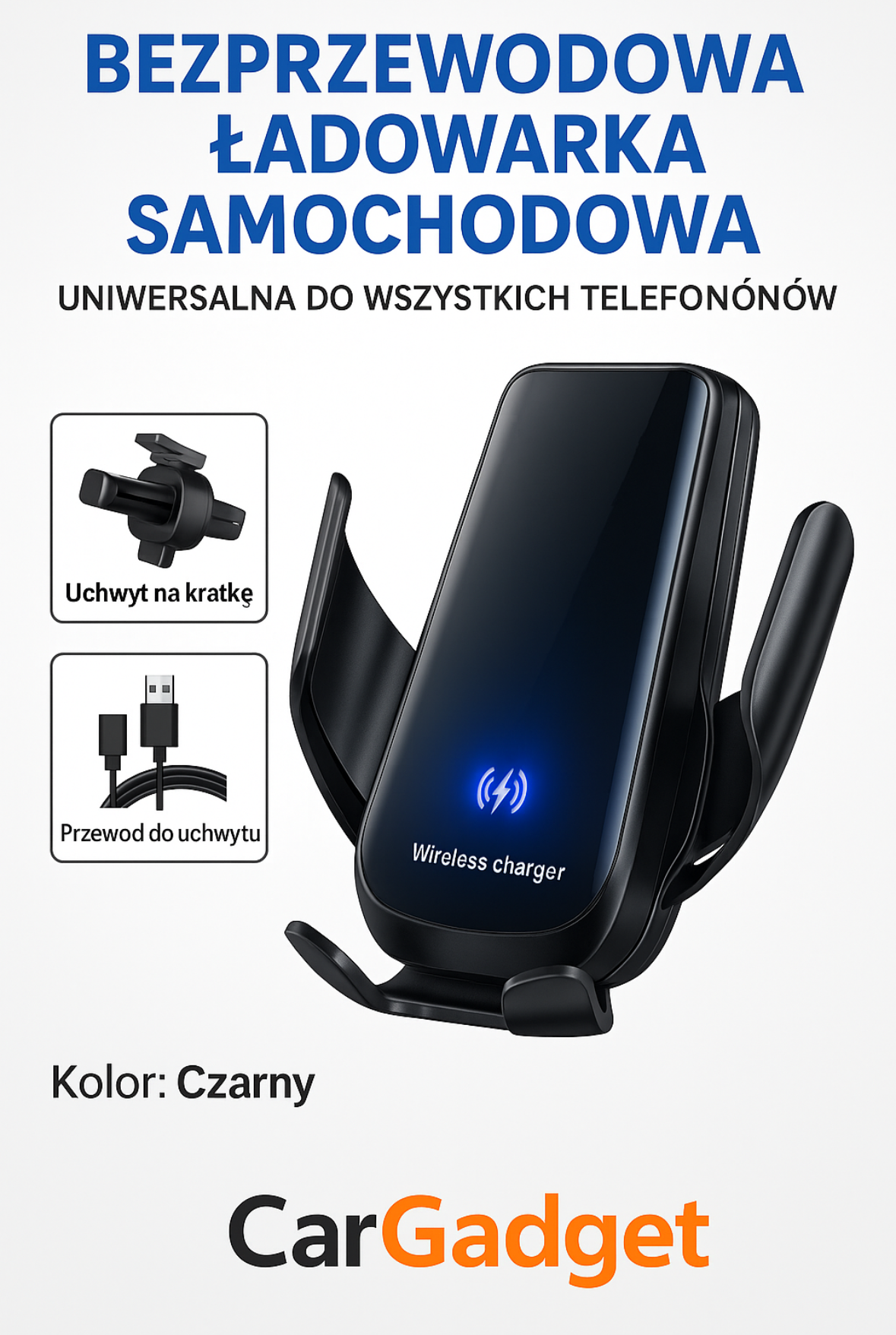 Inteligentna Ładowarka Samochodowa PowerGrip™